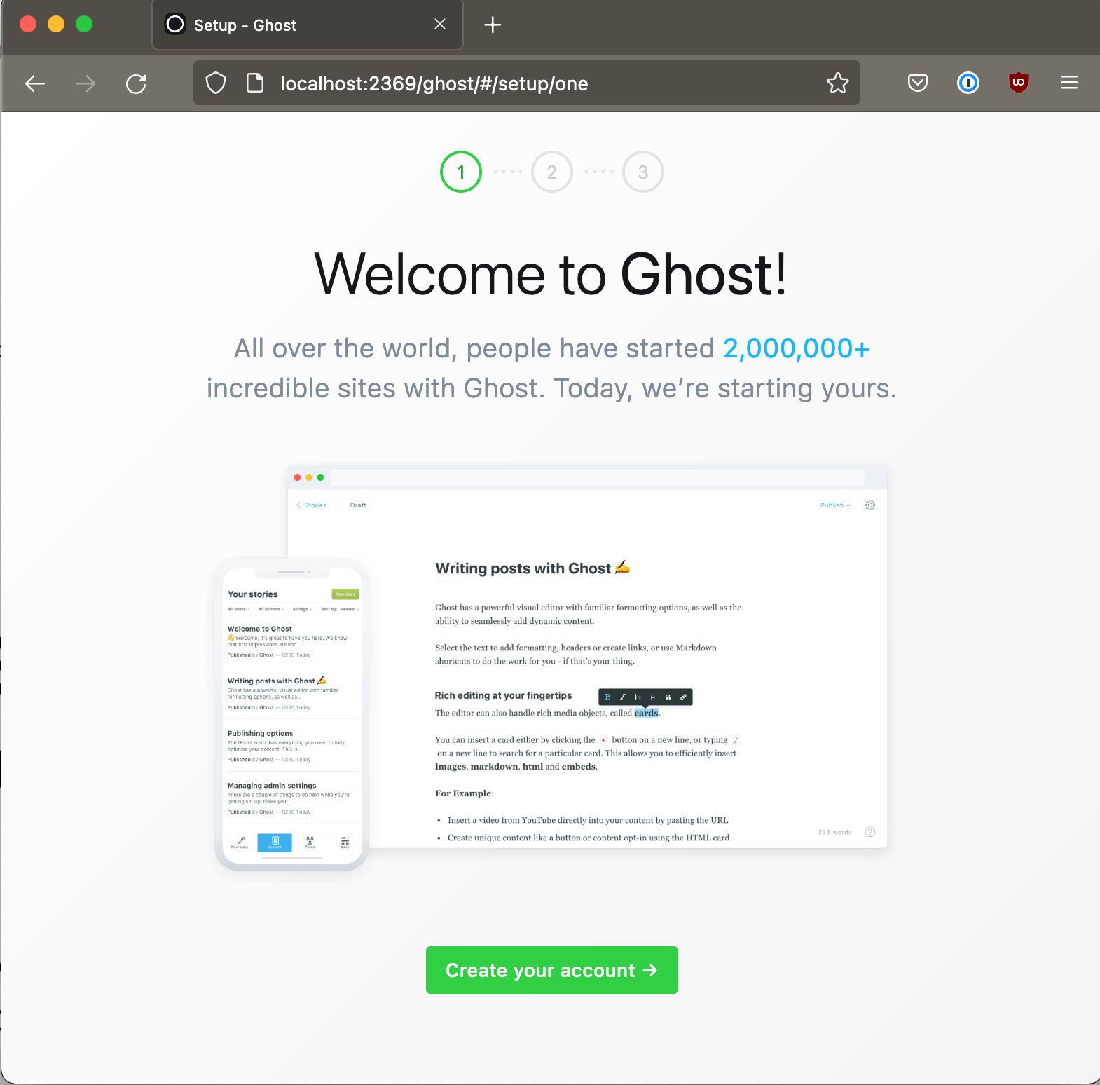 Ghost Custom Themes with Docker